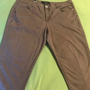Brown capri pants from Nine West